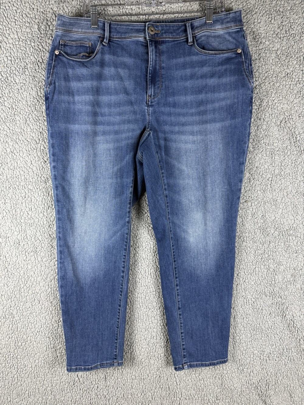 J. Jill Jeans Women’s 18R Blue Authentic Fit Slim Ankle Denim